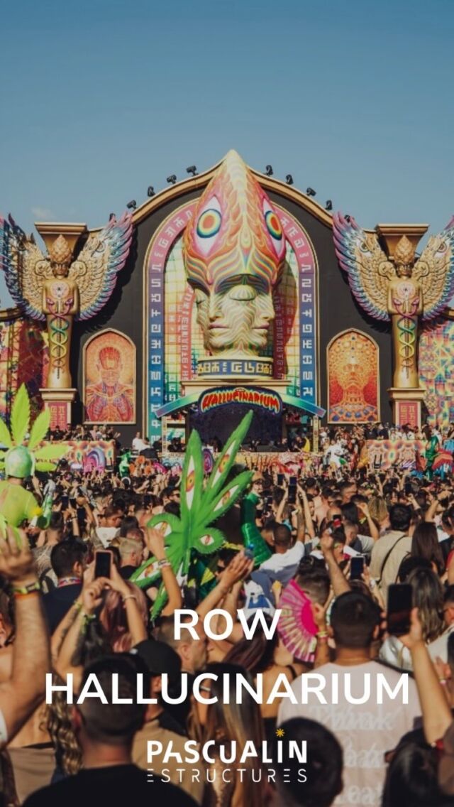 👁️ ROW - HALLUCINARIUM 👁️

Una vez más, hemos tenido el privilegio de contribuir a la construcción del escenario del festival EL ROW - HALLUCINARIUM, una experiencia caleidoscópica llevada a una escala monumental. Inspirados por formas geométricas hipnóticas y entidades multifacéticas de otro mundo, colaboramos en la creación de un espacio escenográfico donde impresionantes esculturas transforman el entorno en un reino de asombro y maravilla. 

Para lograrlo, hemos utilizado estructuras de aluminio forradas con madera y porexpan, montadas sobre una base de estructura Layher. Todo el sistema se conecta mediante una grapa especializada que une los módulos Layher, garantizando estabilidad y rapidez en el montaje. Las cajas de iluminaciones realizadas por @vng.tech.lighting .

🎉 ¡Una mezcla de arte, ingeniería y fantasía! 🎉

Construcción escenografía: Pascualin Estructuras

Gracias a @elrowofficial y @elrowtownfestival elrowtownfestival por confiar en nosotros para dar forma a sus increíbles ideas una vez más. 

CAT:

Un cop més, hem tingut el privilegi de contribuir a la construcció de l’escenari del festival EL ROW - HALLUCINARIUM, una experiència calidoscòpica portada a una escala monumental.

Per aconseguir-ho, hem utilitzat estructures d’alumini folrades amb fusta i porexpan, muntades sobre una base d’estructura Layher. Tot el sistema es connecta mitjançant una grapa especialitzada que uneix els mòduls Layher, garantint estabilitat i rapidesa en el muntatge. Les caixes d’il•luminació fetes per @vng.tech.lighting.

🎉 ¡ Una barreja d´art, enginyeria i fantasia! 🎉

Construcció escenografia: Pascualin Estructures

Gràcies a @elrowofficial i @elrowtownfestival per confiar en nosaltres per donar forma a les seves increïbles idees una vegada més.

#elrow  #festival #show #escenografia #layher #festivalproduction #structuraldesign #hallucinarium #eventdesign #festivalart #kaleidoscopicexperience #creativespaces #eventosunicos #construccionescenografia #pascualinestructures