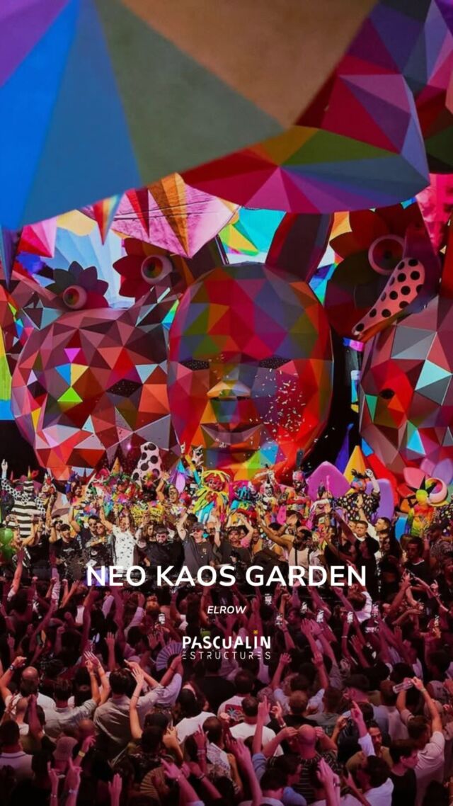 Os mostramos más contenido sobre el proceso de construcción de la nueva temática de Neo Kaos Garden de @elrowofficial, que se celebró el pasado sábado en @unvrsibiza. 🌈

🕶️ Esta estructura, al igual que la del último vídeo que compartimos, está hecha con una base de truss y pieles de aluminio.

La escenografía ha sido creada por el artista Okuda San Miguel (@okudart), convirtiendo la fiesta en un auténtico museo lleno de color, geometría y tecnología. 

¡No os perdáis la fiesta más colorida del verano!✨

🗓️ Del 7 de junio al 4 de octubre.

CAT:

Us mostrem més contingut sobre el procés de construcció de la nova temàtica de Neo Kaos Garden d’@elrowofficial, que es va celebrar dissabte passat a @unvrsibiza. 🌈

🕶️ Aquesta estructura, igual que la del darrer vídeo que compartim, està feta amb una base de truss i pells dalumini.

L’escenografia ha estat creada per l’artista Okuda San Miguel (@okudart), convertint la festa en un autèntic museu ple de color, geometria i tecnologia.

No us perdeu la festa més acolorida de l’estiu!✨

🗓️ Del 7 de juny al 4 d’octubre.

#elrow #unvrs #pascualinestructures #okuda #okudart #okudasanmiguel #festival #escenografia #espectaculo #rave #festivalart #visualart #arte #stagedesign #festivalart #creativestage #eventdesigns